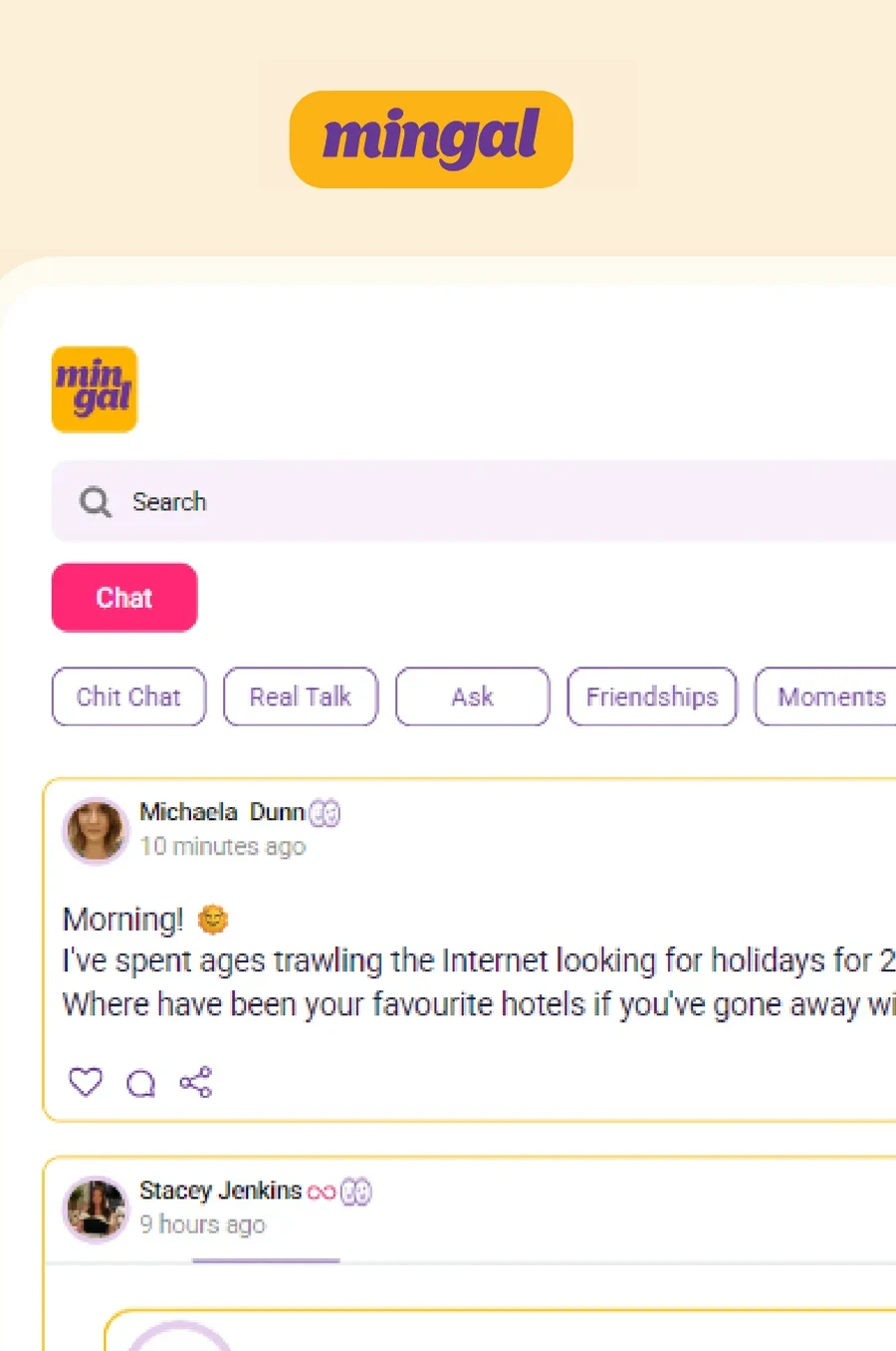 Mobile app built by Posybl